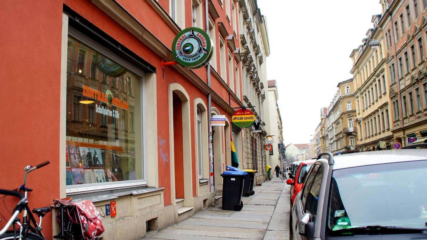 Zentralohrgan, ein Wahrzeichen für Plattenliebhaber in der Neustadt